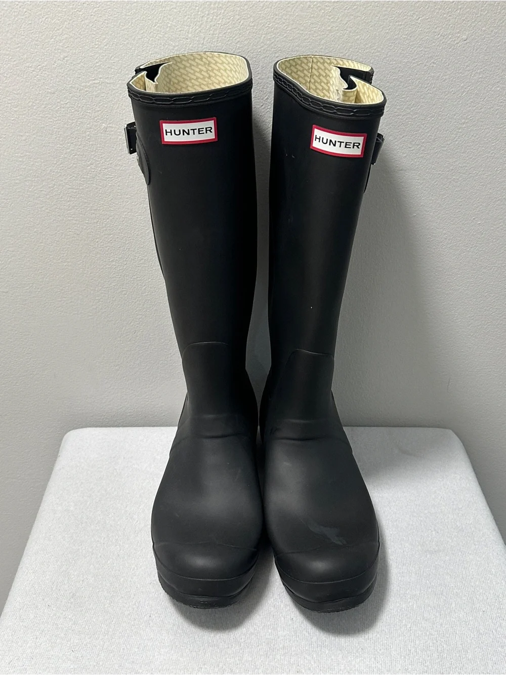Hunter Men's Norris Field Side Adj. Neoprene Lined Rain Boots US M12/W13
